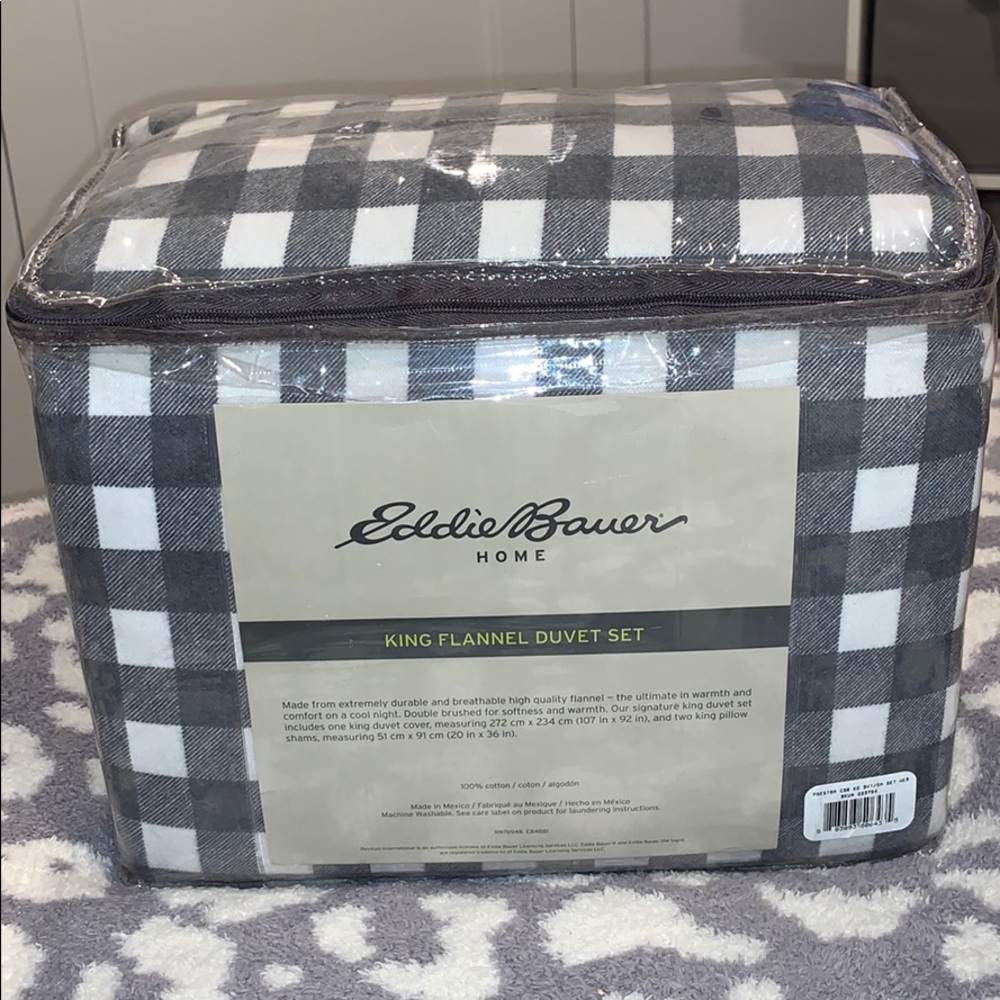 Eddie Bauer Flannel Duvet Set